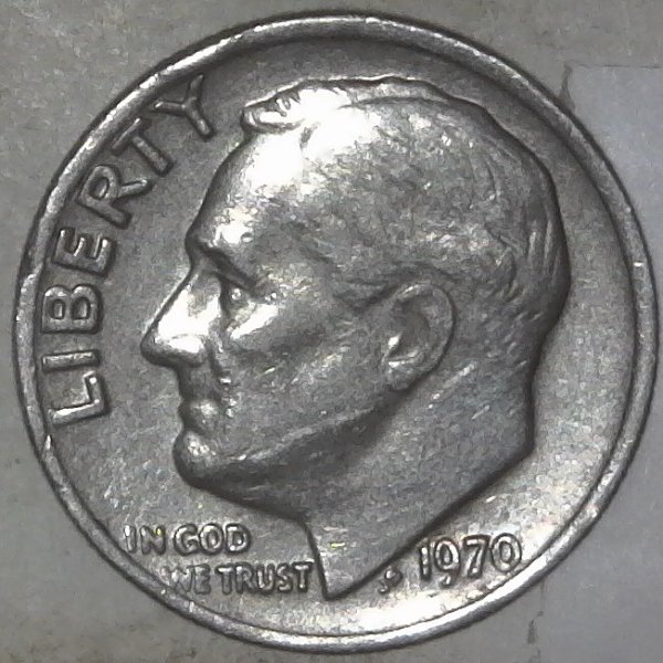 1970-P-Roosevelt-Dime-With-Reverse-Of-1968-Proof-Reverse